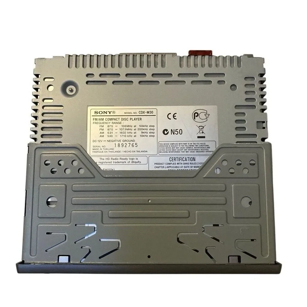 Sony CDX-M30 Marine Radio FM/AM‎ Compact Disc Player AAC MP3 Open Box